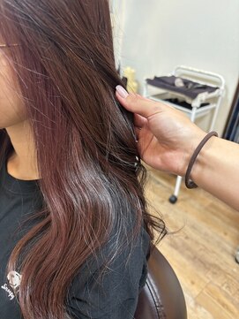 ハグエヴェック(HUG AVEC) ピンクインナーカラー