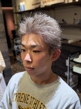 エクファフォーメン(EX-FA FOR MEN) ダークアッシュ/ニュアンスパーマ/韓国マッシュ/スペインカール