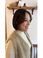 ガーランド (Garland)&nbsp;☆切りっぱなしボブ/暖色カラー/前髪/原宿神宮前