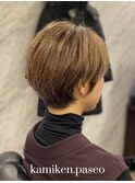 小顔×美シルエット◎大人のマッシュショート【カミケンパセオ】