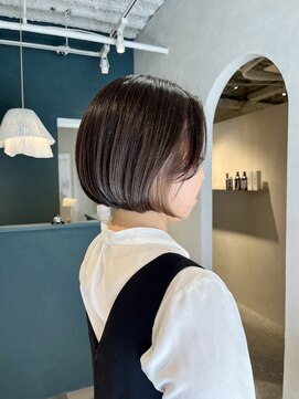 ルウ 押上(rue) 〈押上 半個室〉ミニボブ　インナーカラー