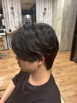 ヘアショップエヌアンドエー 久喜店(hairshop N&A)&nbsp;大人の黒髪ニュアンス×ツーブロック/ビジネス