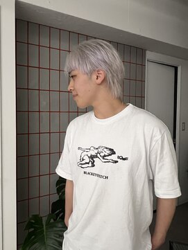 ペレ 渋谷(PELE) ホワイトグレージュ/デジタルパーマ/チェリーブラウン/渋谷