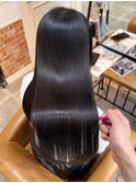 ミニウルフ髪質改善縮毛矯正酸性ストレートレイヤーカット/銀座
