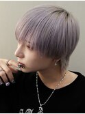 シースルーマッシュブリーチダブルカラーフェイスフレーミング