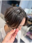 ばっさりカット ハンサムショート