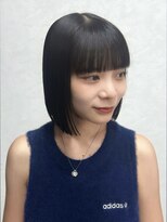 ルル(LuLu by KENJE)&nbsp;切りっぱなしカット×ブルーブラック