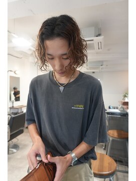 ラボ(LABO) グランジパーマ×アメカジパーマ×メンズボブ 10代20代30代40代