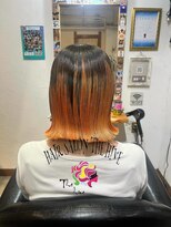 ヘアーサロン ザ ハイブ(Hair salon The hive)&nbsp;オレンジオンブレカラー