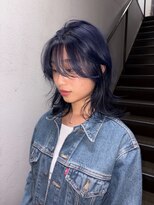 パーク(PAAQ) 【藤沢レイヤー】ハッシュカット/ネイビーブルー/ネイビーカラー