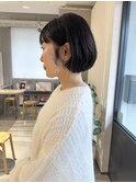 ウェーブボブ/ボブスタイル/黒髪ボブ/20代/30代/40代/50代