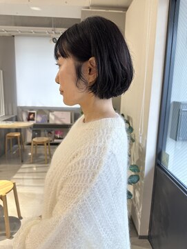 アンハーツ(ann HEARTS) ウェーブボブ/ボブスタイル/黒髪ボブ/20代/30代/40代/50代