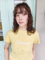 スーハ 恵比寿(SUUHA)&nbsp;外国人くせ毛風大人のおしゃれスパイラルパーマハイトーンカラー