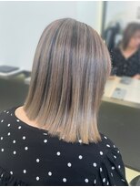 オーティティ(O-TETE)&nbsp;O-TETEバレイヤージュミルクティーグレージュ髪質改善小倉戸畑