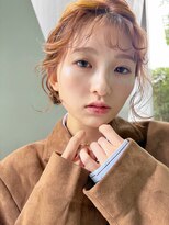 フリティ 大阪西梅田店(friity)&nbsp;オリーブミルクティーカラーベージュボブブリーチレイヤー心斎橋