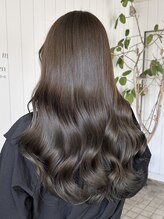 【ブリーチなしオリーブブラウン】sayumi @sayumi_hirano