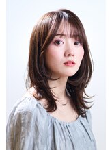 ユニックス ノクティプラザ溝口店(UNIX)&nbsp;ココアブラウン×愛されセミディ