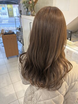 ネオリーブカフ 鶴ヶ峰店(Neolive caff) ラベンダーベージュ　髪質改善カラー