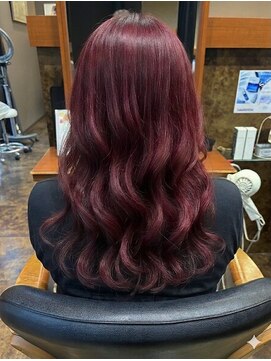 コートフィールエー(CO_T feel.a) 艶感ワインレッドカラー