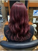 コートフィールエー(CO_T feel.a) 艶感ワインレッドカラー