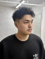 クロトバイキング(Qlotho by KING)&nbsp;【Qlotho KYOKA】メンズ ベリーショート×ソフトツイストパーマ