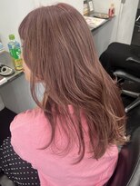 シベルバレー 横浜(sibell) ロングレイヤーカット顔周りレイヤーウルフハッシュカット韓国