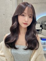 エヌアイ オモテサンドウ(ni omotesando)&nbsp;上品韓国◇暗め透明感ラベンダーグレージュ顔周りレイヤーカット