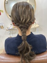 ヘアメイク メルシー(Merci)&nbsp;編みおろしアレンジ♪