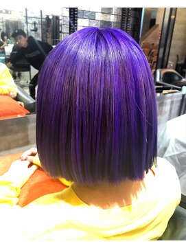 ブレイブ ヘアデザイン(BRaeVE hair design) ビビットパープル
