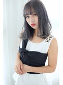 perche 【外ハネミディ×ラベージュ】
