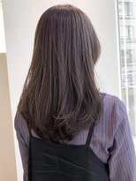 ニーフ 恵比寿(neaf)&nbsp;9トーンラベンダーカラー×ラウンドレイヤー　市毛