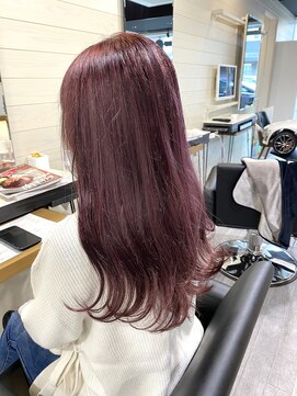 アンプヘアー 二条店(unpeu hair) 【デザインカラー】イルミナカラー/ピンクカラー/ケアブリーチ