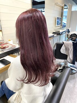 アンプヘアー 二条店(unpeu hair) 【デザインカラー】イルミナカラー/ピンクカラー/ケアブリーチ