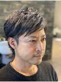 ナチュラル束感爽やかツーブロック