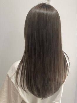 アディクション(ADDICTION)の写真/【髪質改善ストレート】ダメージを最小限に、髪のくせや広がりを抑え自然なストレートヘアに◎