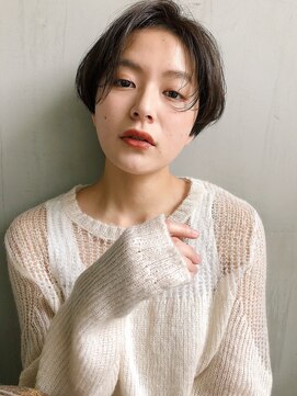 フォト 新宿(foto) グレーベージュ前髪パーマレイヤーカットダブルカラー髪質改善