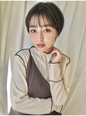 大人ショート甘辛ショートボブ×小顔ヘア