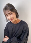 ハーフアップボブ