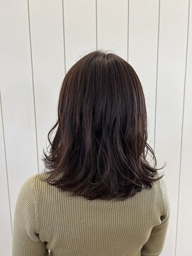 アドラーブル 女池店(adorable) 20代30代ナチュラル切りっぱなし肩ライン小顔モテ髪