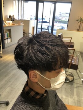 アルファ(ALPHA) ★パーマなし★くせ毛を活かすナチュラルマッシュ