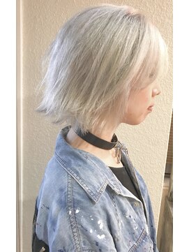 ルーツ ヘア デザイン(roots hair design) 西大橋★新町美容院★roots★ホワイトヘア