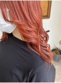 ケアブリーチで作る☆フラミンゴピンク♪