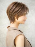 前髪なし大人ショート20代30代40代【AIN.表参道】川原大地