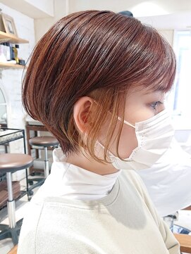 ラボヌール ヘアー エクラ(La Bonheur hair eclat) 可愛いイヤリングショート   【今井】