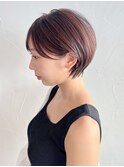 ミニショート_グレージュカラーボブウルフ_ba422311