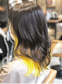 水野圭太◎イエローインナーカラー◎【大宮/大宮駅/髪質改善】