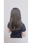 20代30代大人かわいいモカグレージュナチュラルロングヘアー美肌