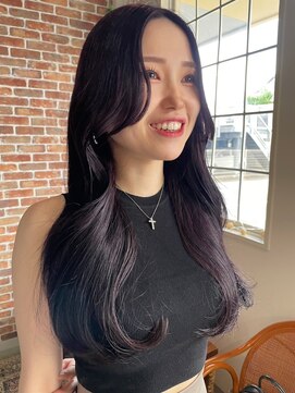 空 韓国ヘア/ラベンダーカラー/ワンホン