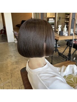 グラ デザイン アンド ヘアー 天王寺店(GRAS DESIGN & HAIR by HEADLIGHT) ぱつっと丸みミニミニボブ