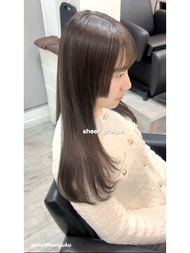 ワット 原宿店(W) 【yumi】sheer beige.#w81